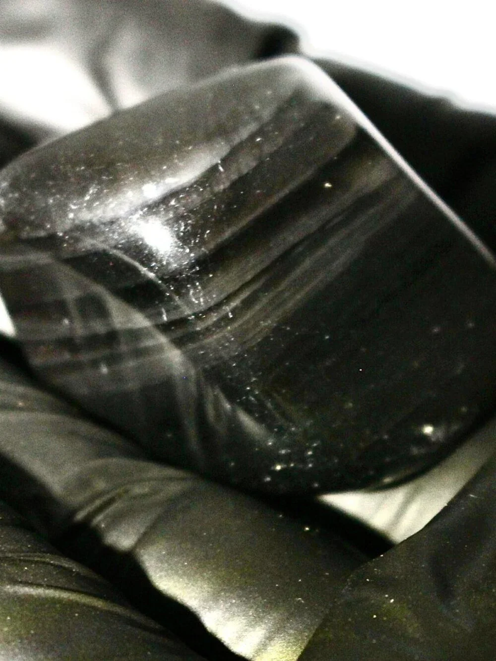 19.2g Old Stock Rainbow Obsidian Polished Davis Creek California Rare Stone Rock